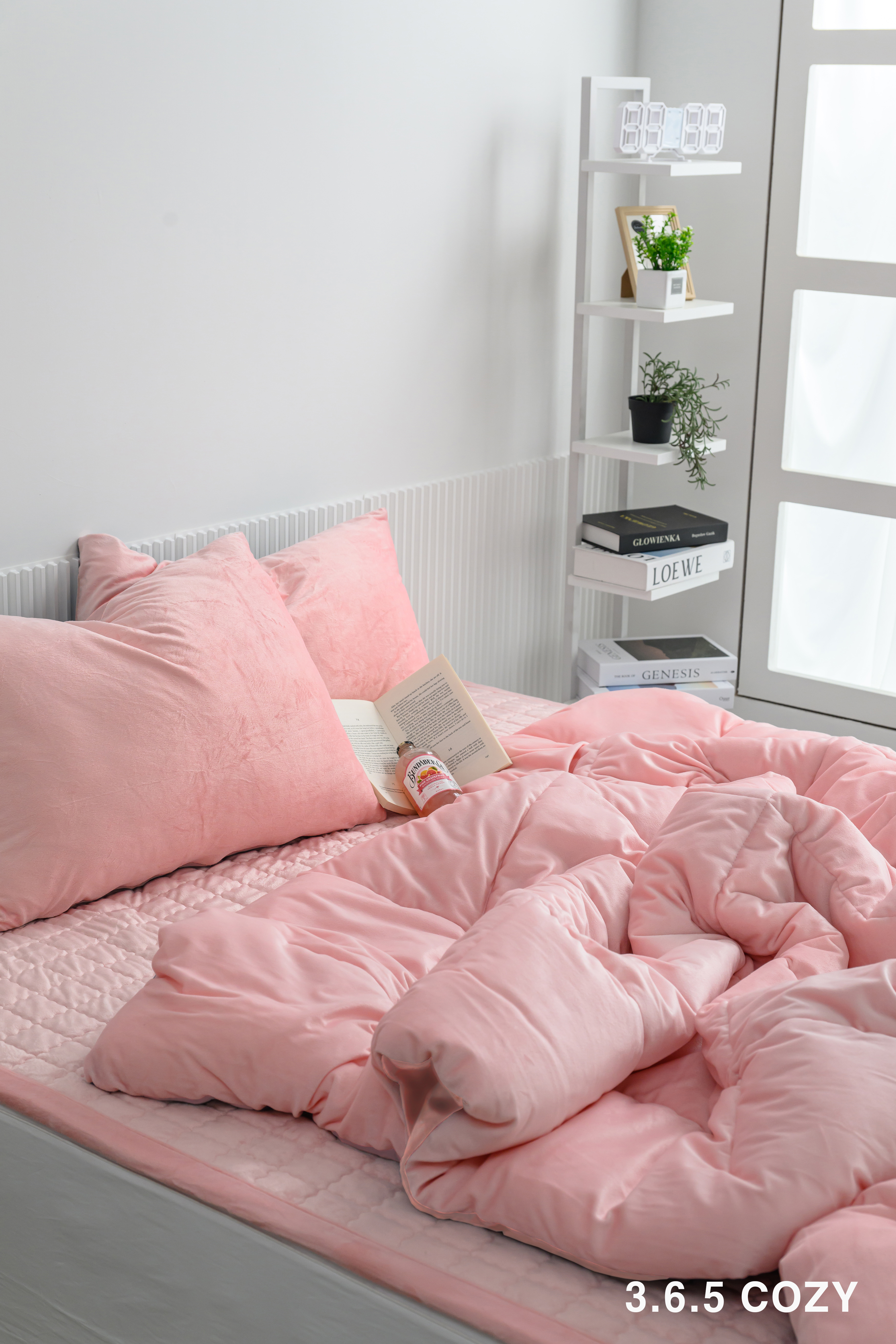 COZY 겨울용 블랑 플란넬 극세사 양면 차렵이불 좋은 겨울이불 방한이불 세트 두꺼운