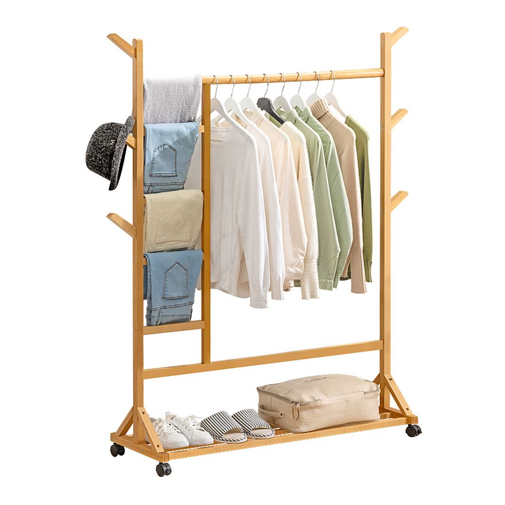 원목 스탠드 옷걸이 바지 우드 행거 조립식 멀티형 1인용 북유럽풍 가구 이동식 튼튼한