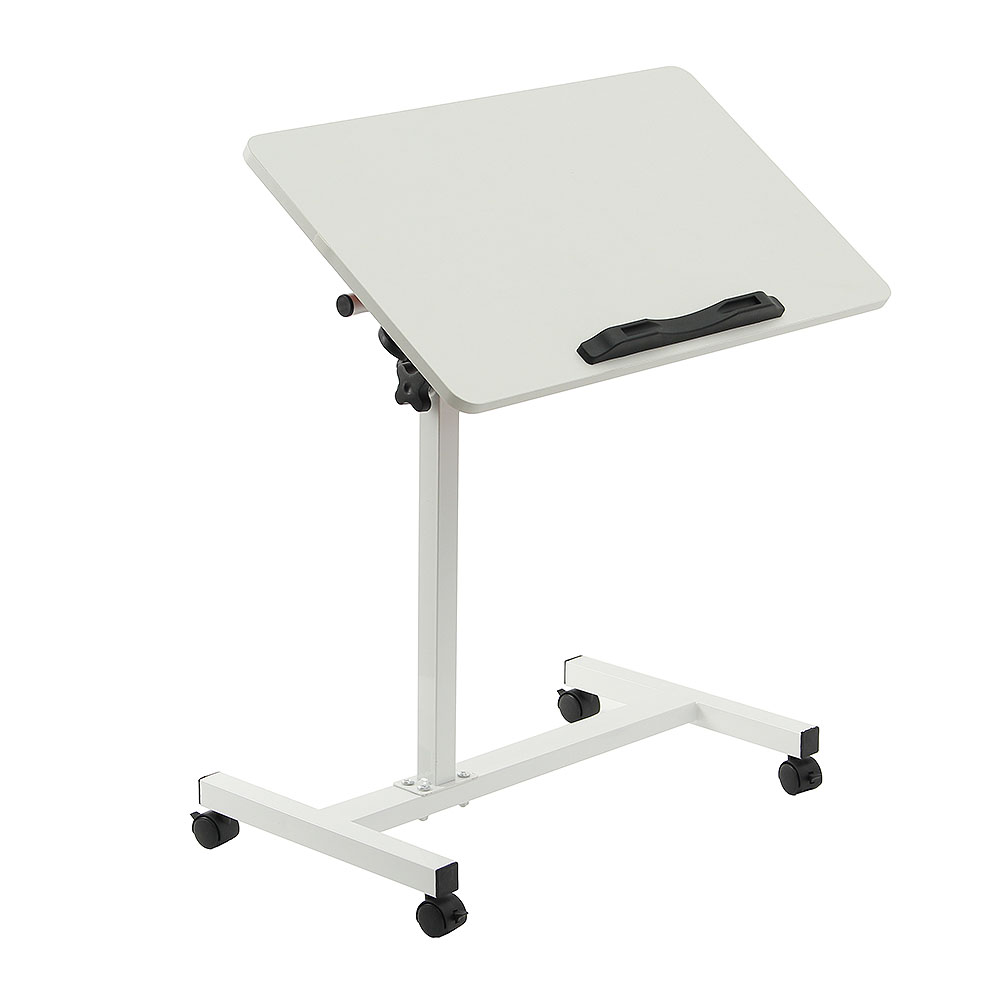 각도 조절 이동식 침대 사이드 테이블( 화이트) 소파 틈새 공간 쇼파 거실