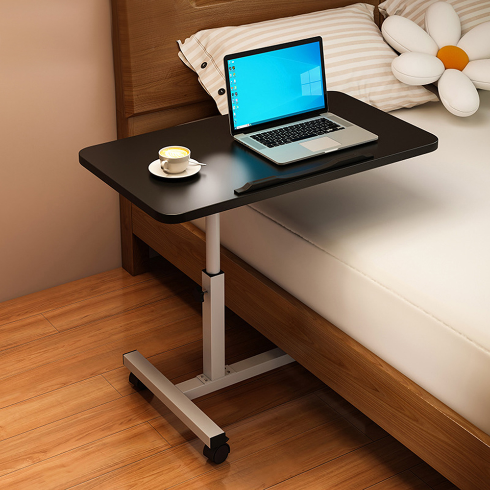 각도 조절 사이드 테이블( 블랙) 침대 거실 소파 틈새 공간 쇼파 이동식 간이