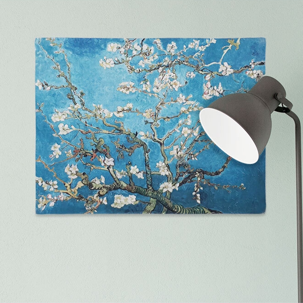 인테리어 장식 반고흐 꽃피는 나무 패브릭 포스터 S 벽장식 가림천 테피스 트리 액자