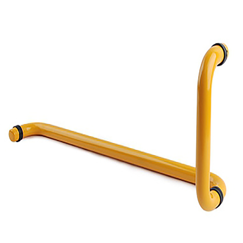 VCB 강화도어 손잡이 L형 스텐 G- 55 200X 550 귀여운 노랑 가구 인테리어