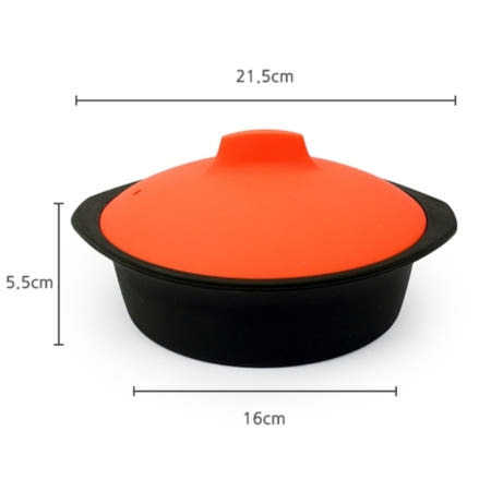 SSZ 분리형 실리콘 찜냄비 (16x5.5cm) 데우기용 찜요리 열탕가능