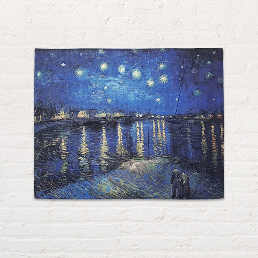 인테리어 장식 반고흐 아를의별이 빛나는밤에 포스터 S 벽장식 가림천 테피스 트리 액자