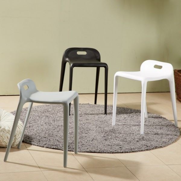 이케아 st 이지심플 미니 의자 데이 체어 카페 플라스틱 인테리어의자 라탄 미용실