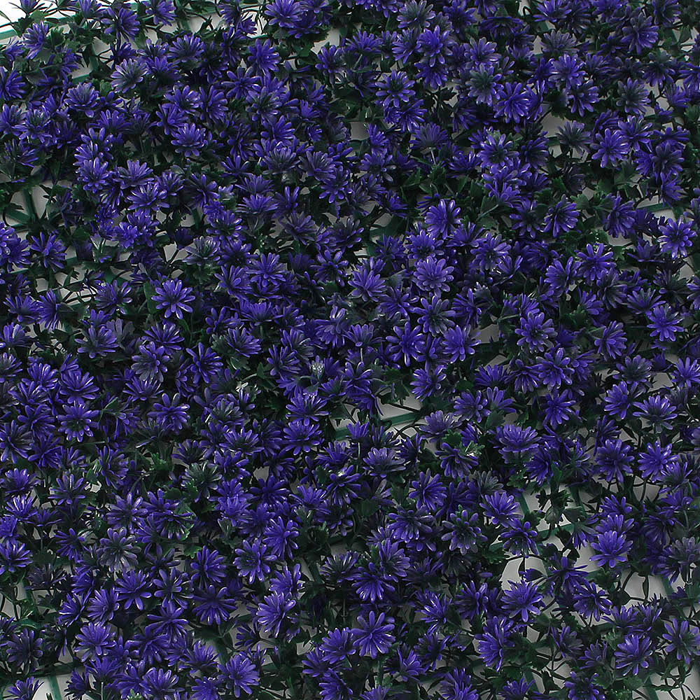 인테리어 정원 벽장식 인조잔디( 50x cm) (퍼플 블루) 인공 가짜 모조 조경 매트