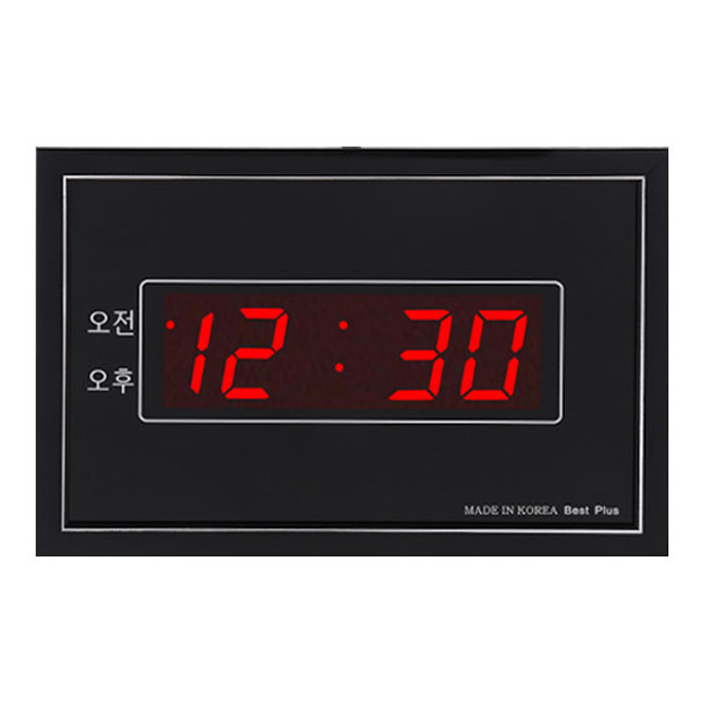 파로스 디지털 벽시계 B 022P LED 벽걸이 전자 사무실 무료인쇄 판촉물 대형 - 메인 이미지