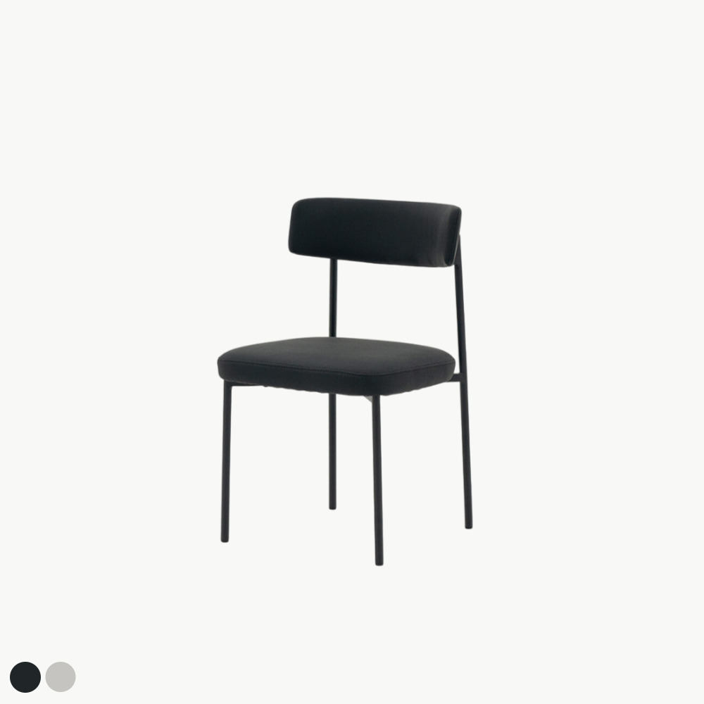 헨지디자인 씨엘 라운드 실리콘 레더 체어 미니멀 디자인 의자 - 메인 이미지