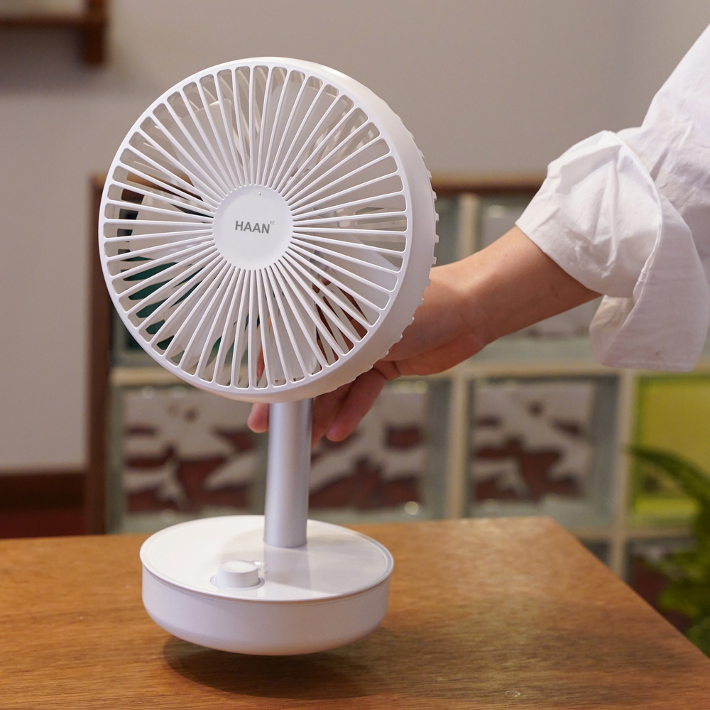 [한경희] 무소음 탁사용 선풍기 소형 캠핑 사무실 무선선풍기 책상 MFL400