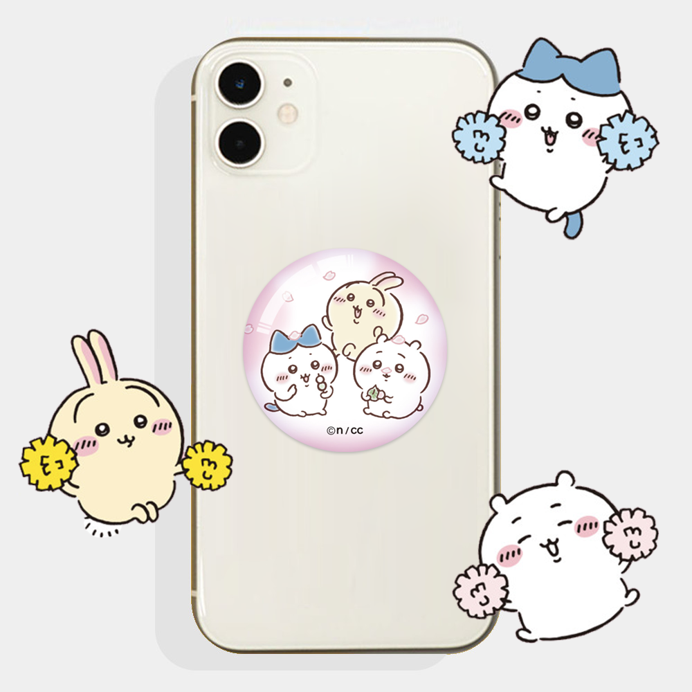 먼작귀 반구 스마트톡 랜덤 치이카와 그립 톡홀더 랏코 쿠리만쥬 굿즈