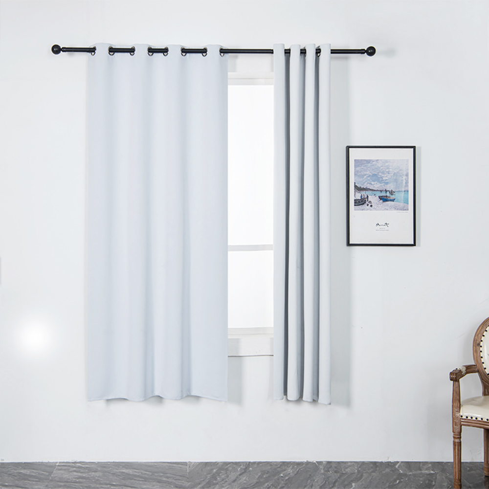 트왈라 아일릿 암막 커튼 2장 세트( 117x 160 cm) (화이트) 창문 침실 안방