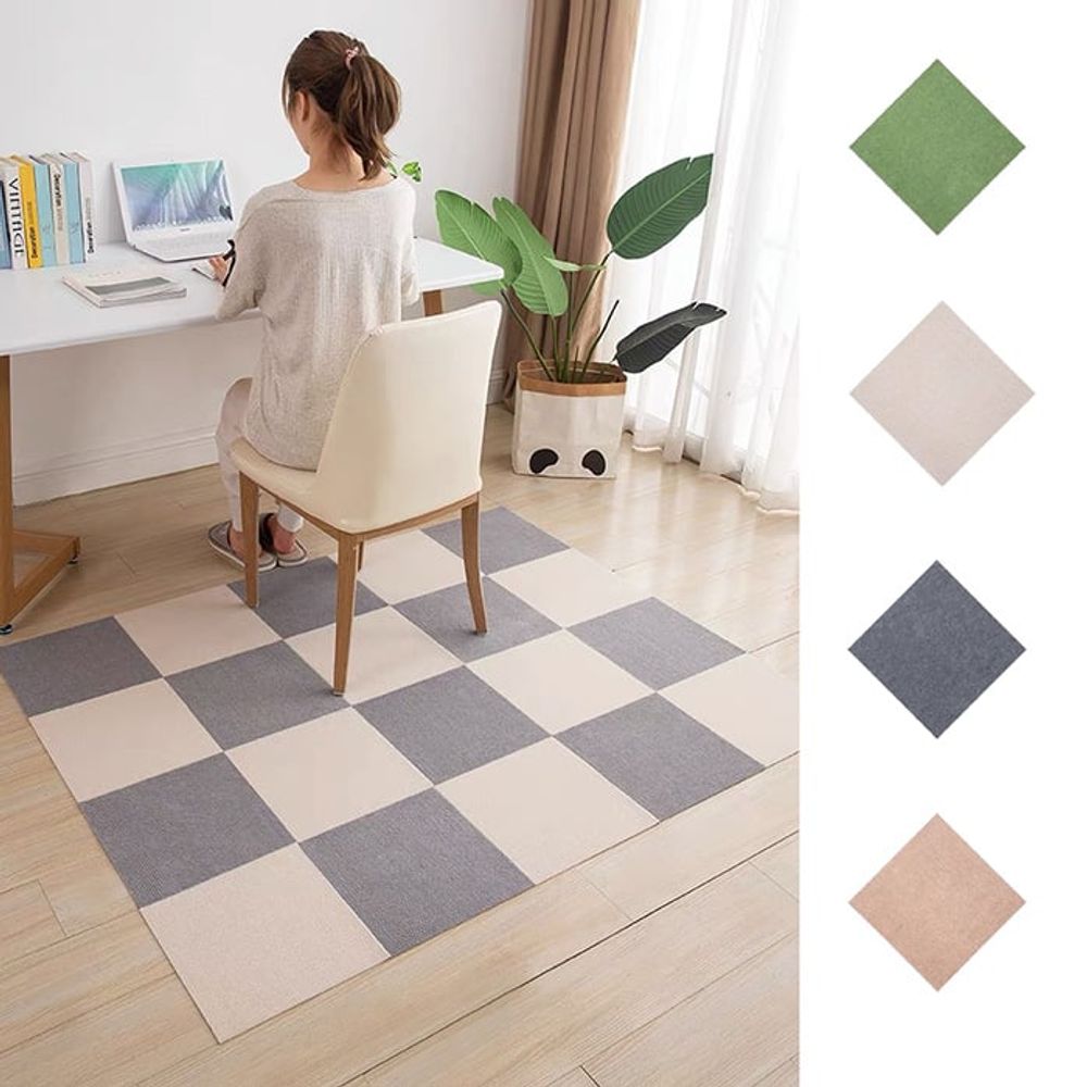 피스 블록 러그 10p 카펫 바닥 미끄럼 방지 30x cm 거실 매트