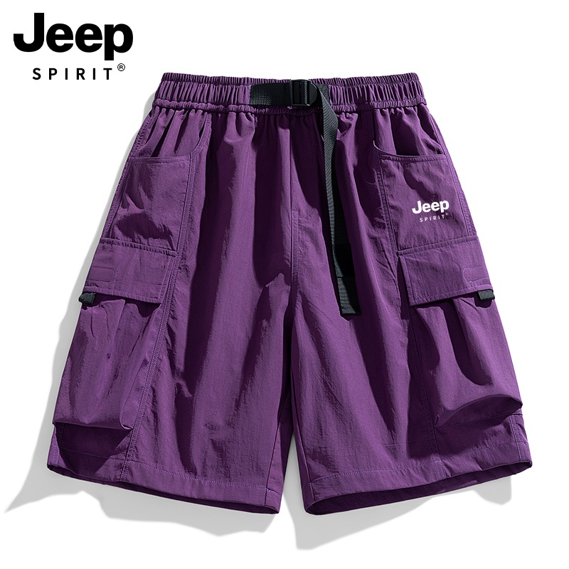 JEEP 지프 여름 바지 여자 시원한 카고 스포츠 반바지 - 상세 이미지 2