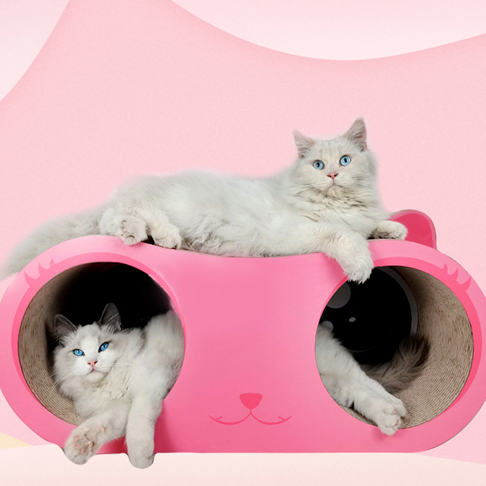 개과천선 어몽드 핑클렛 고양이 스크래쳐 숨숨집 반려묘 고양이 캣 하우스 - 상세 이미지 3