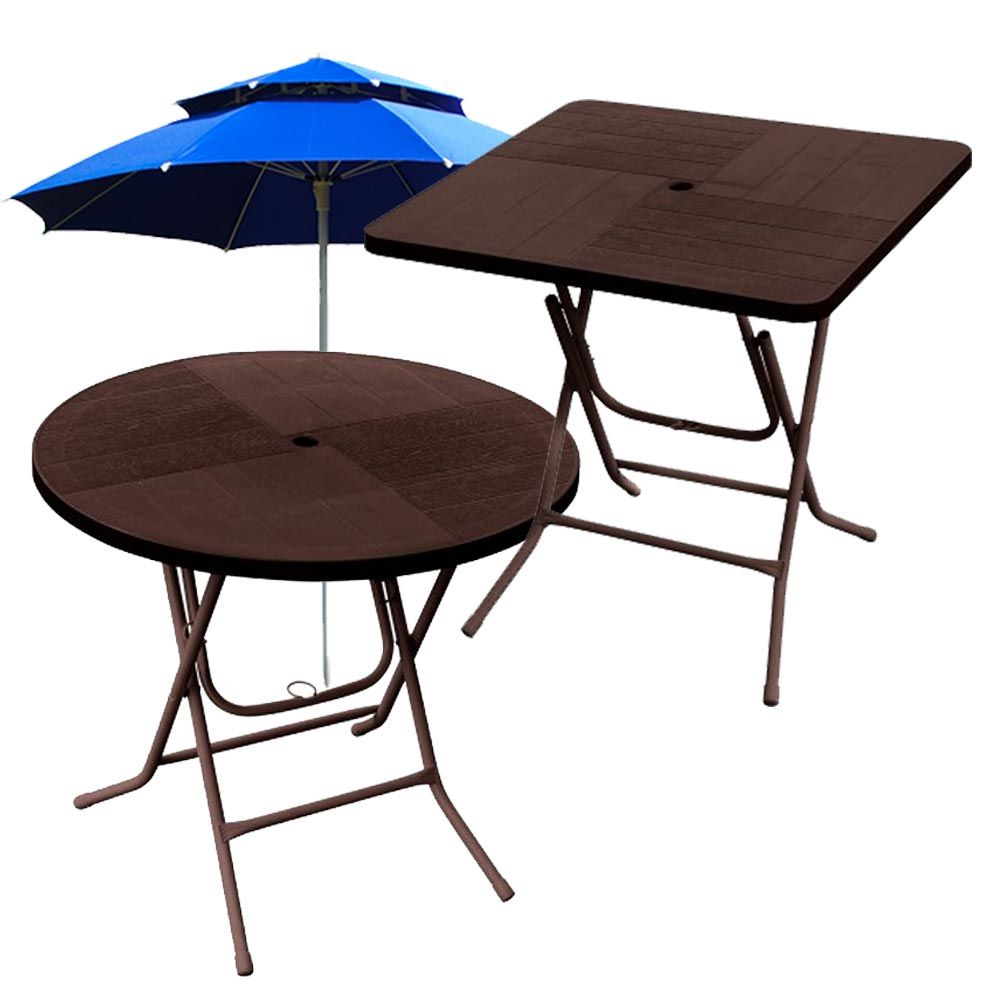 야외용 테이블 플라스틱 파라솔 포차 편의점 탁자 포장마차