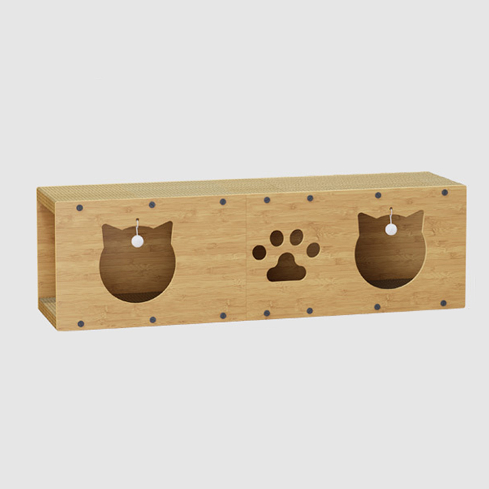 개과천선 어몽드 터널리 고양이 스크래쳐 숨숨집 원목 고양이 하우스 반려묘 이미지 8