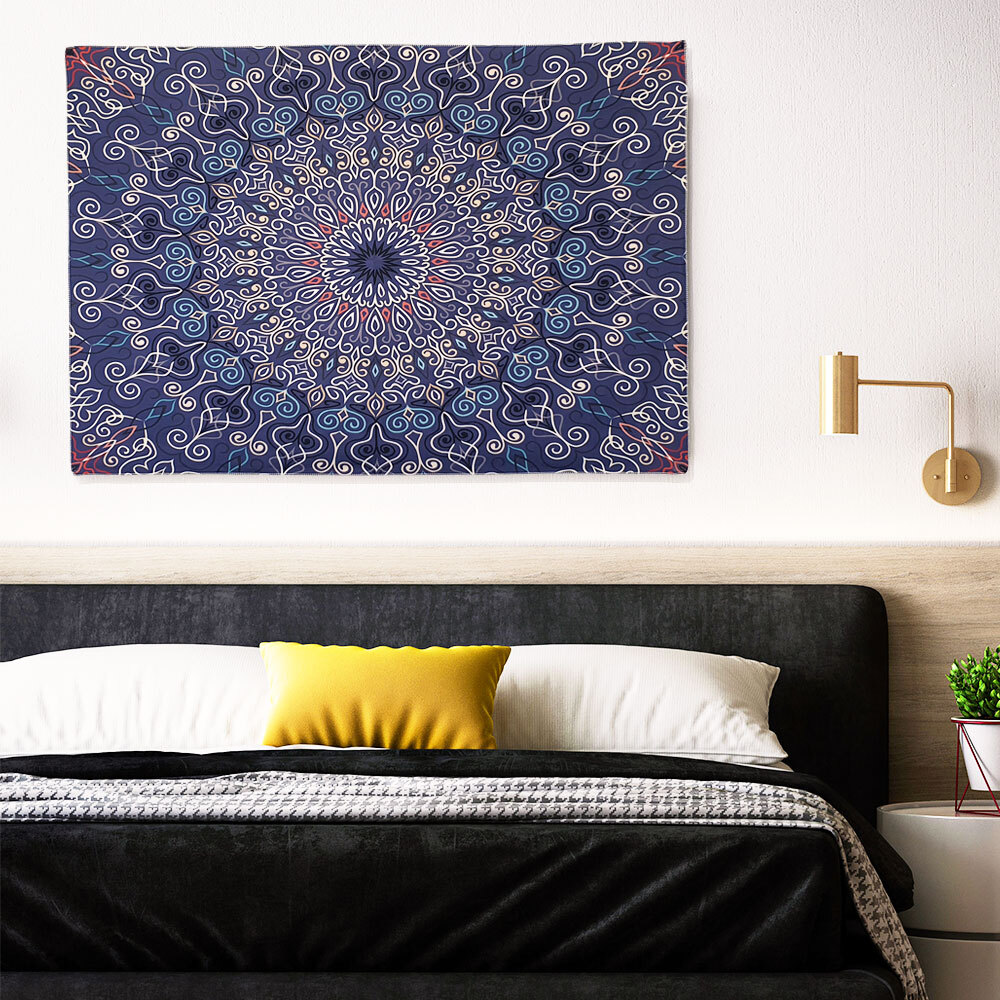 SFr 대형 패브릭 포스터 만다라 기하학 L 벽장식 인테리어 그림 가림천 테피스 트리