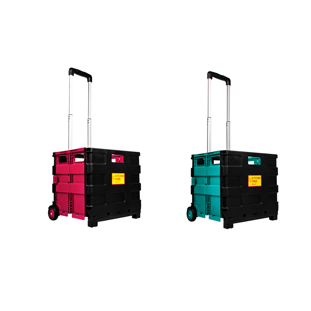 캐리어 시장 접이식 키친 프리 케리어 쇼핑 카트 마트 폴더 장바구니 핸드 박스형 폴더카