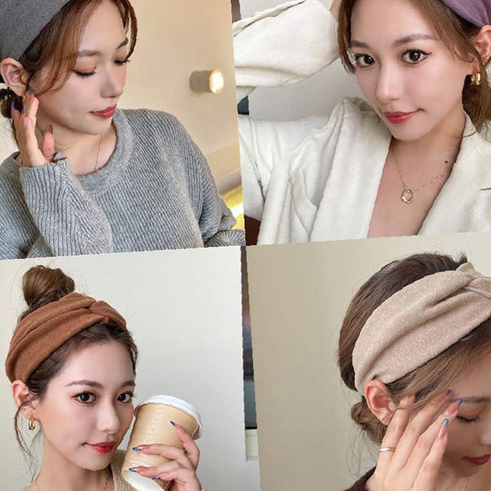 반다나 헤어밴드 예쁜 깔끔한 좋은원단 꼬임포인트 : 팔도커넥트