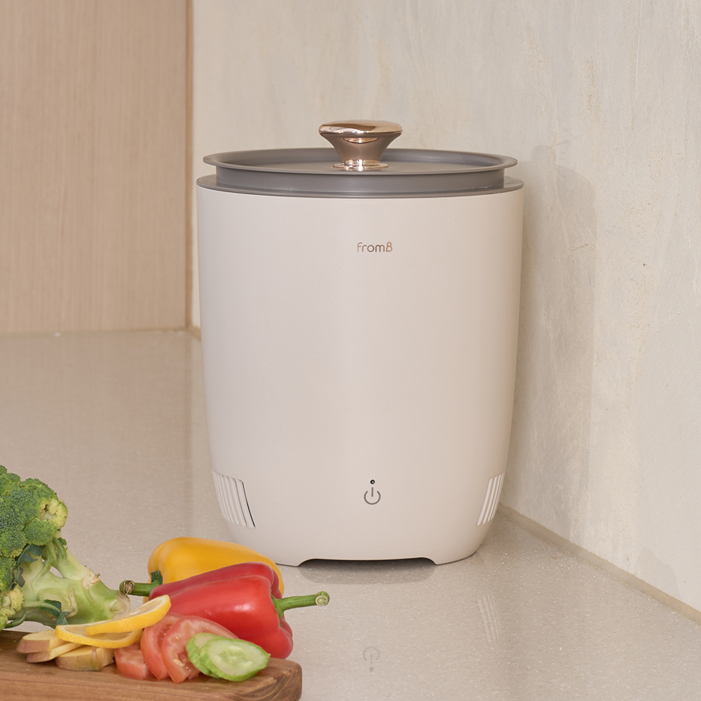 프롬비 냄새싹 음식물쓰레기 냉장고 가정용 음쓰 음식물 냉각처리기 FG257 베이지