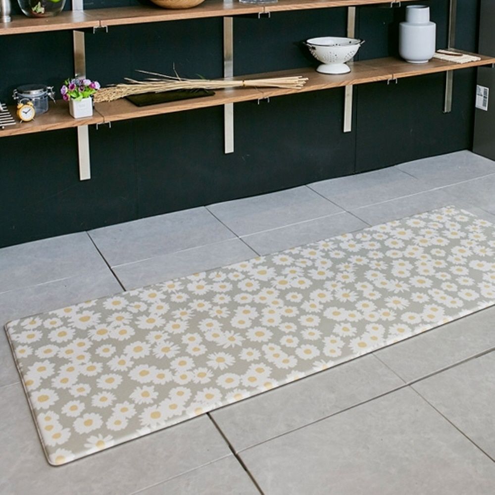 발이 편한 플라워 주방 발매트 선택 소 45X 120X1.2 cm 가구