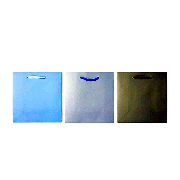 12개입 쇼핑백 210x 90x mm 컬러 무지 파스텔 심플 심플한 - 메인 이미지