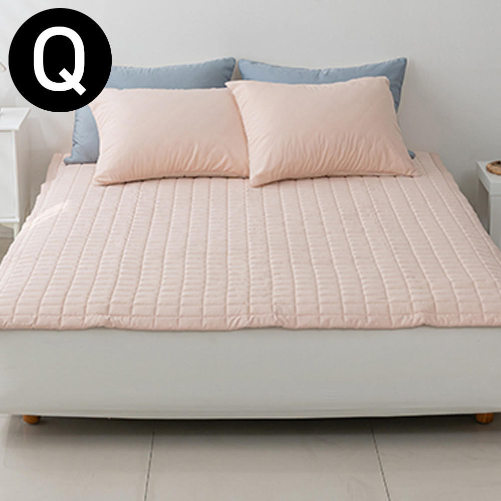 해피니 토스트 카페트 패드 퀸 Q 겸용) (핑크) 침대 매트 퀸침대 퀸매트