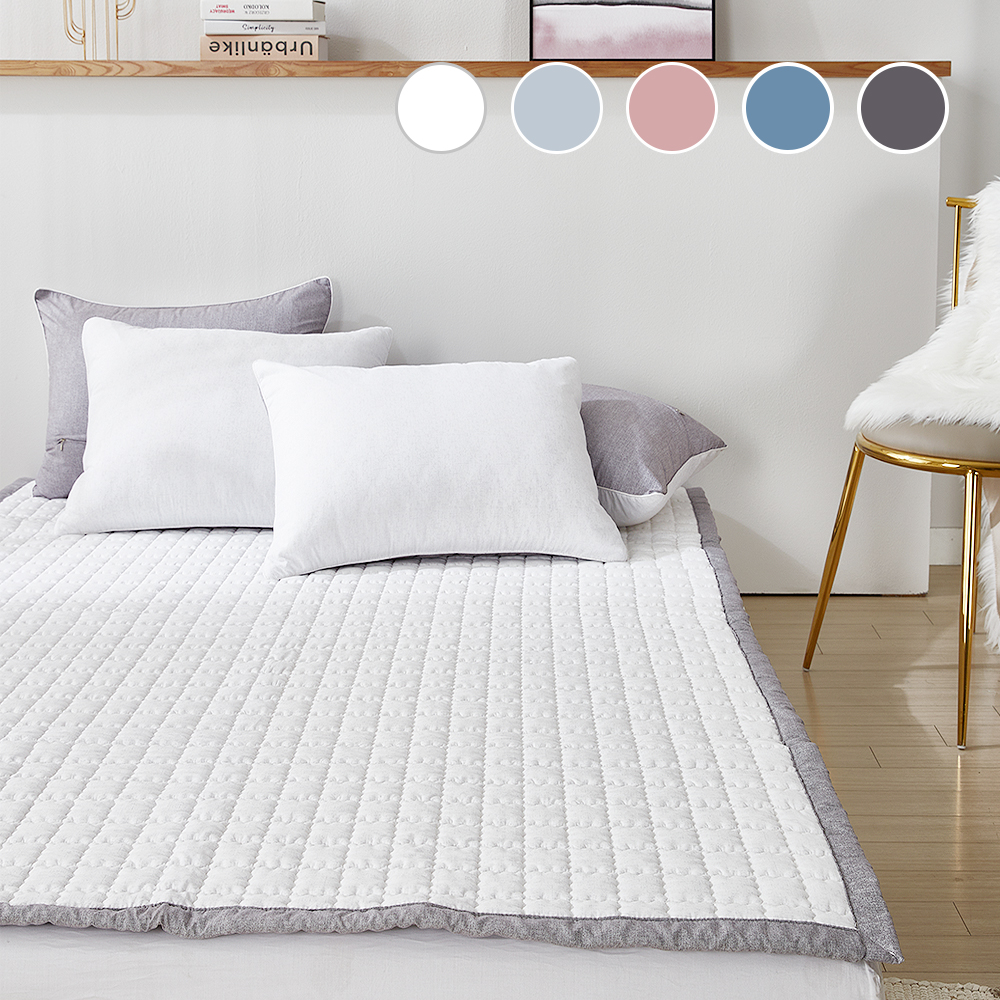 국내 생산 알러지케어 집먼지 진드기 방지 누빔 사계절 매트리스 침대 패드 SS Q