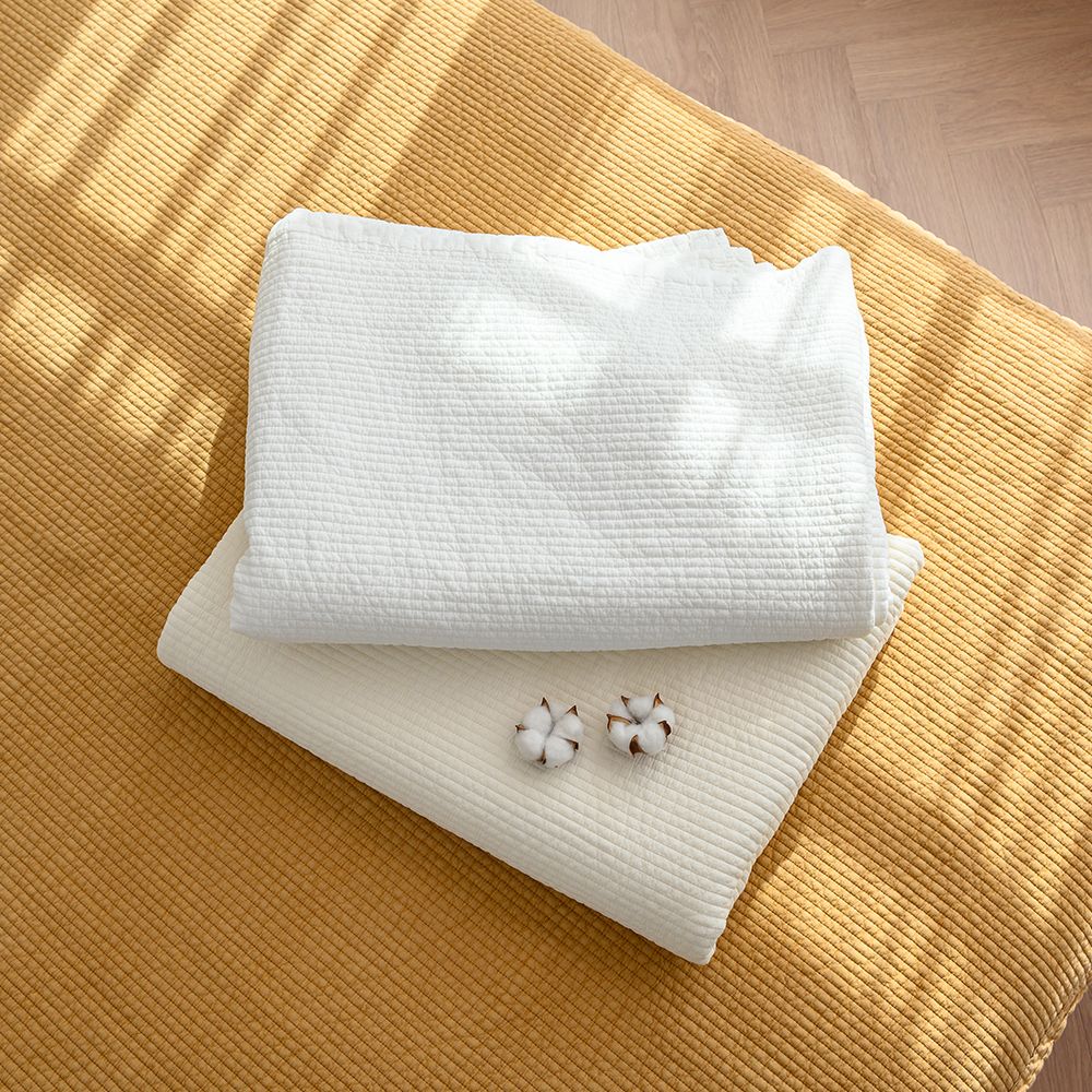 순면 침대 패드 누빔 패드겸 이불 SS 싱글 이불겸 침구