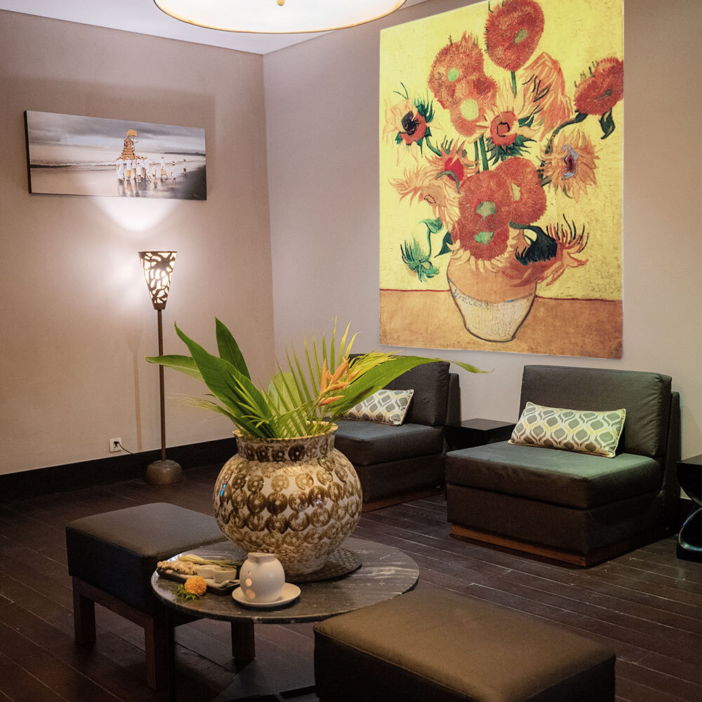 SFr 반고흐 패브릭 포스터 해바라기B L 벽장식 인테리어 가림천 테피스 트리 액자