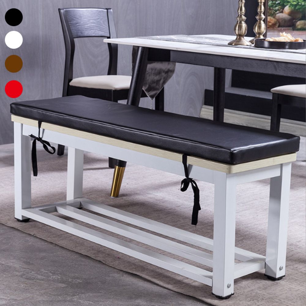 벤치 의자 가죽 방석 간의자 사각형 쿠션 패드 방수 소파 거실