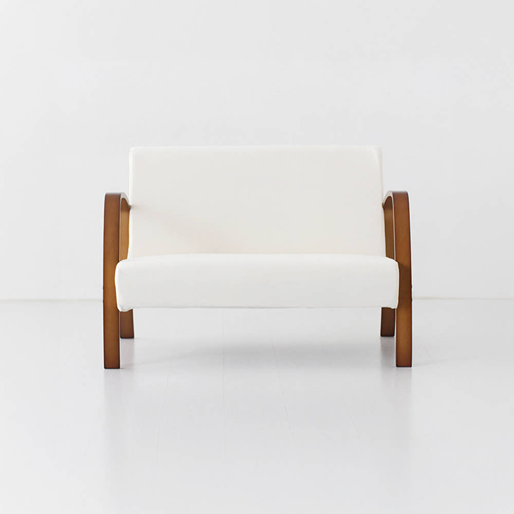 벤우드 2인 소파 YC12AD 브라운/아이보리, 2인용