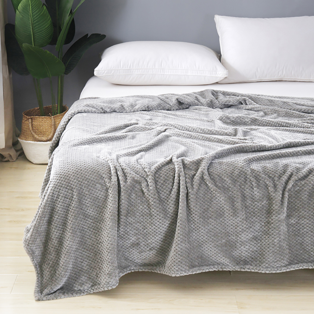 아비드 극세사 담요( 그레이) 소프트 겨울 블랭킷 DT 1252470 무릎 차량용 캠핑