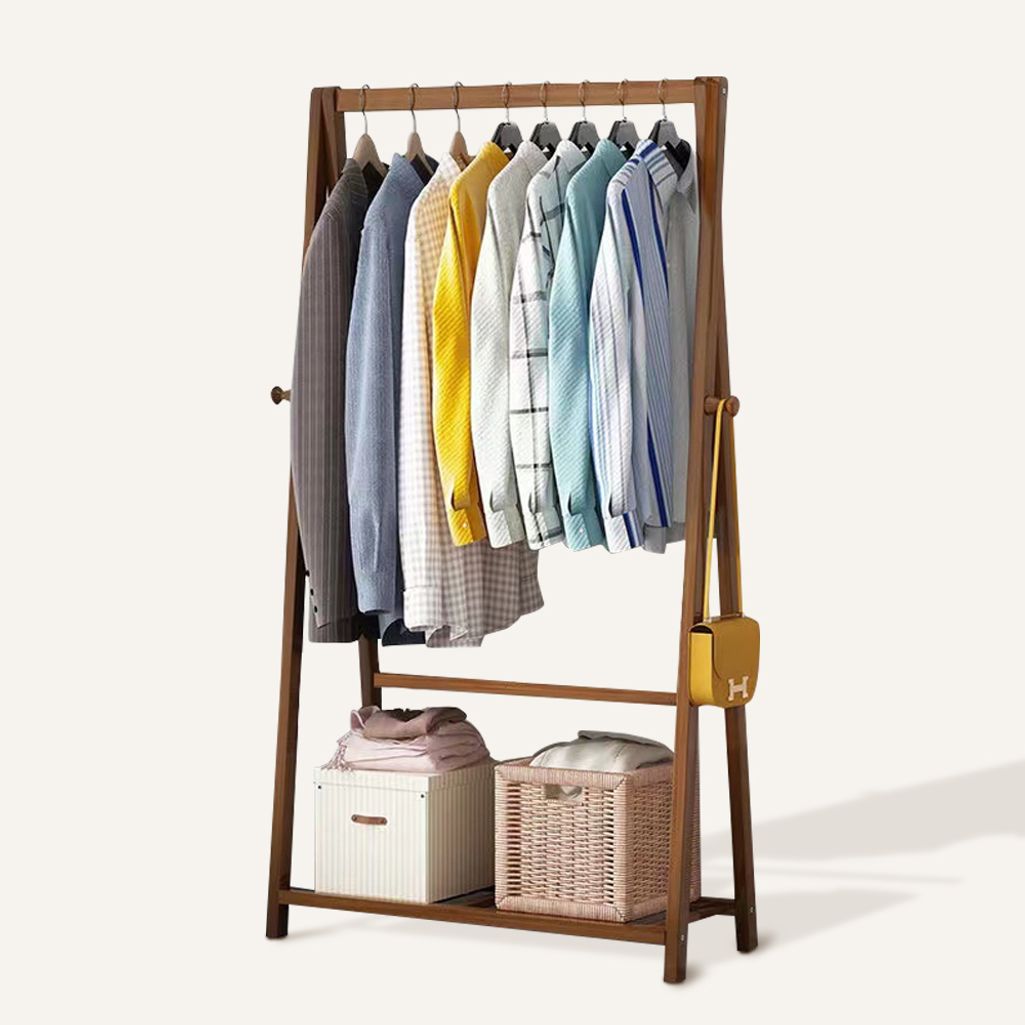 원목 옷걸이 행거 이동식 스탠드 틈새 간이 옷장 시스템 수납장 드레스룸 미니