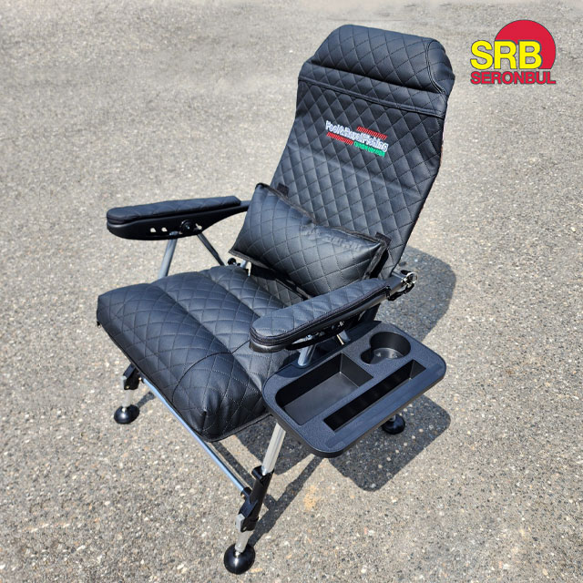 새론불 프리미엄 낚시의자 낙엽무늬 소파 쿠션 의자 좌대 체어