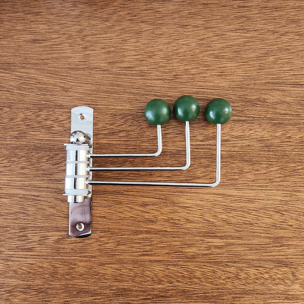 옷걸이 고정 회전형 3구 후크 벽 그린 행거 우드 옷방 인테리어 모자걸이 예쁜