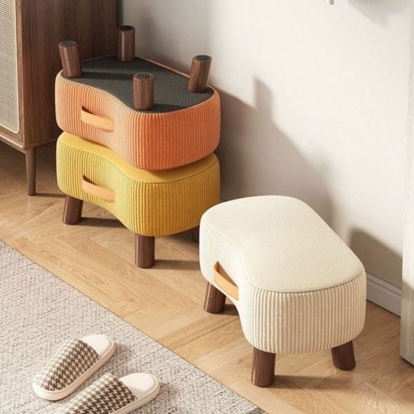 발받침 미니 간이 의자 인테리어 스툴의자 로우 보조 휴대용 벤치 낮은 카페 원목 수납