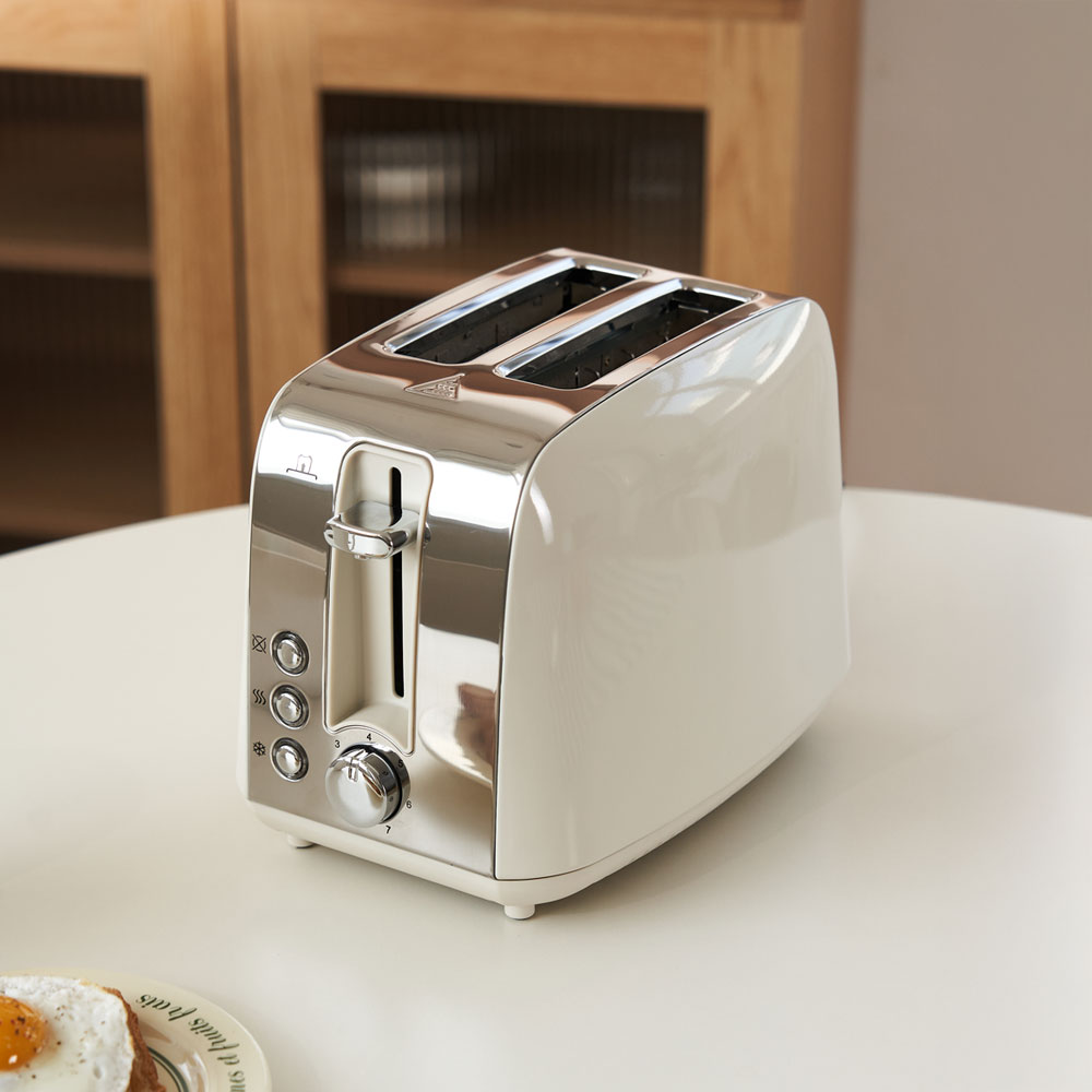 오르테 FULL 스텐 토스트기 7단계 굽기조절 가정용 빵굽는 기계