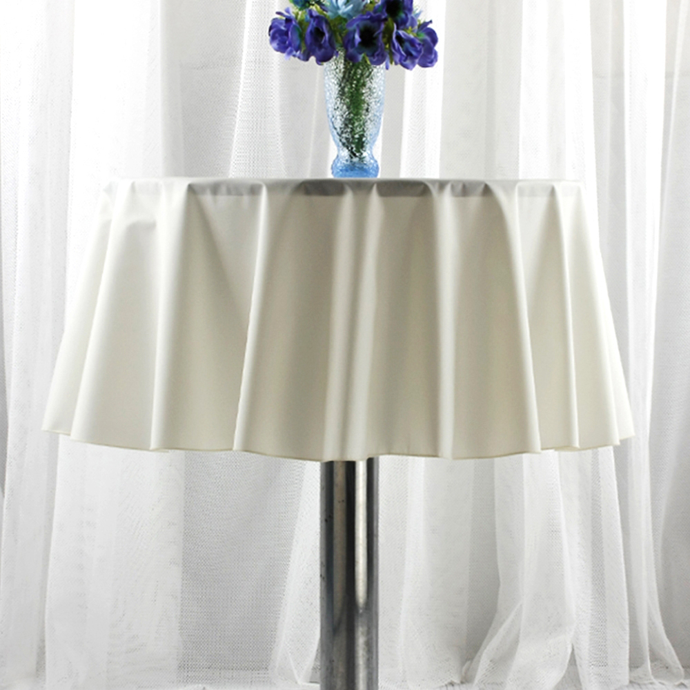 원형 테이블보 카페 레스토랑 식탁 매트 130 cm 야외 전시 실내 학교