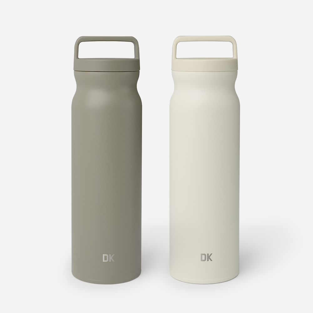 각인텀블러 스텐 보온보냉 아이보리 물병780ml - 상품 이미지