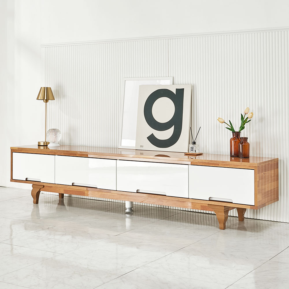 노바 티비다이 티비장 하이그로시 서랍 낮은 거실장 2000