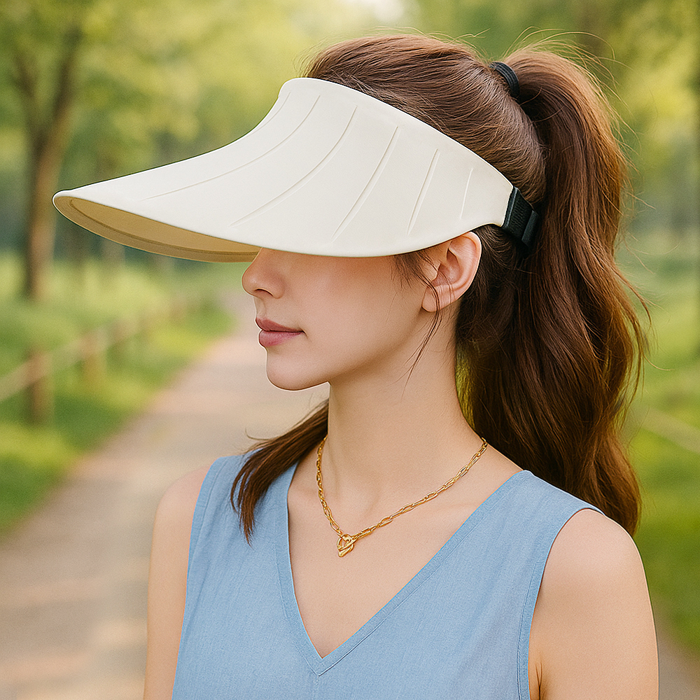 여성 썬캡 버킷햇 여름 자외선차단 물놀이 창모자