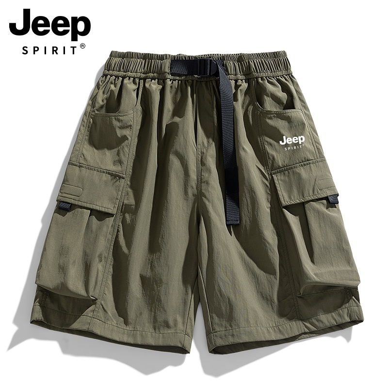 JEEP 지프 여름 바지 여자 시원한 카고 스포츠 반바지 - 상세 이미지 3