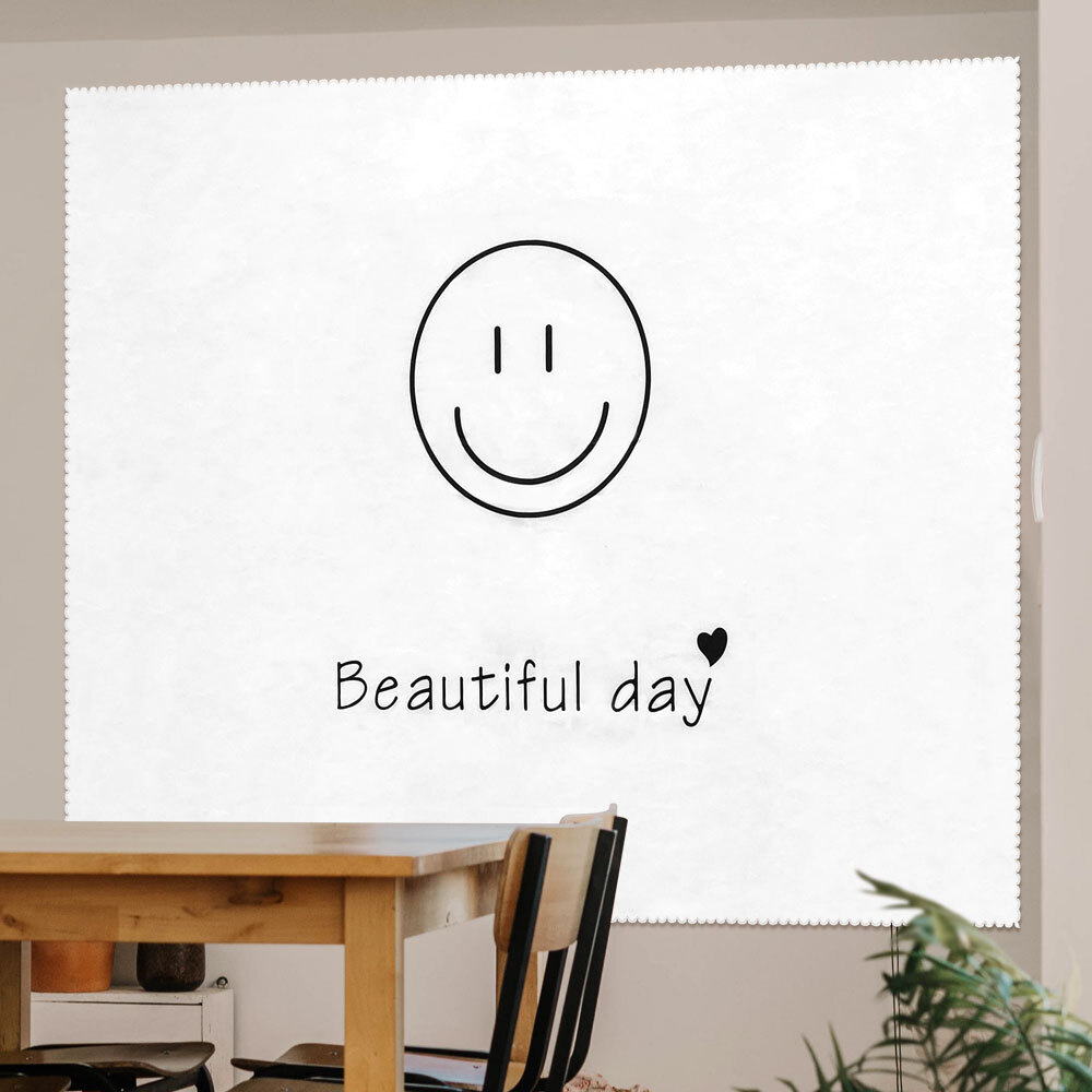 SFr 대형 패브릭 포스터 스마일 M 인테리어 소품 벽장식 집꾸미기 벽인테리어