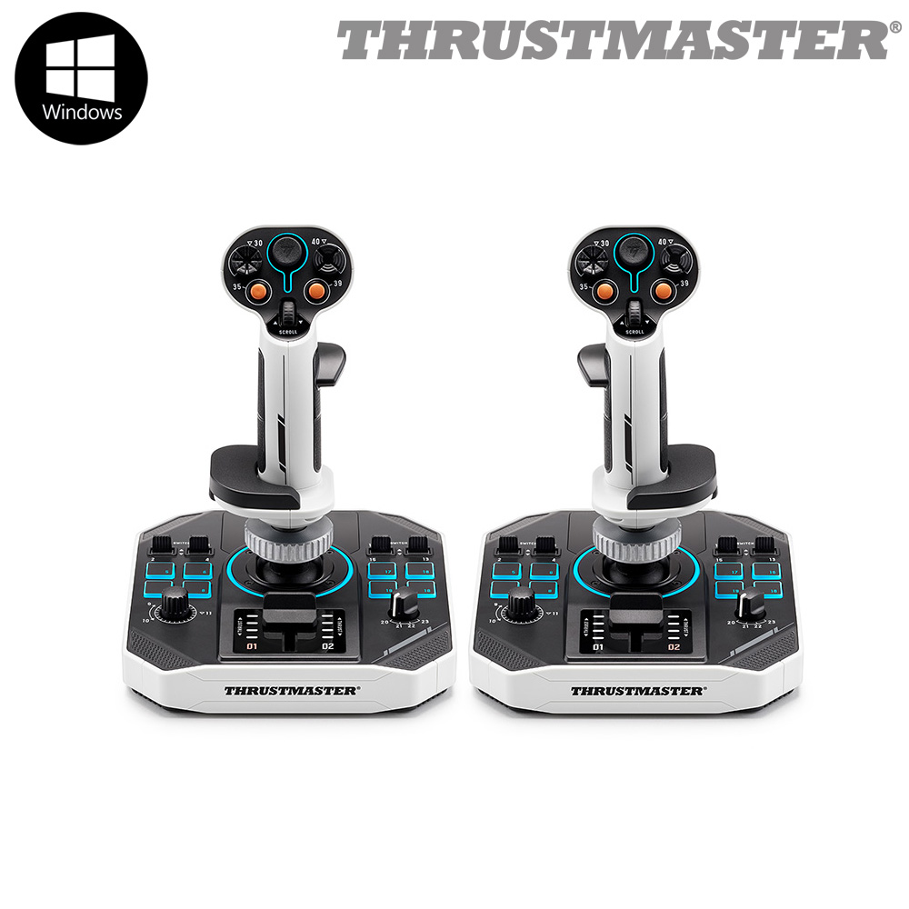 트러스트마스터 SOL-R2 HOSAS SPACE SIM DUO FLIGHTSTICK 비행조이스틱 (PC) - 상품 이미지