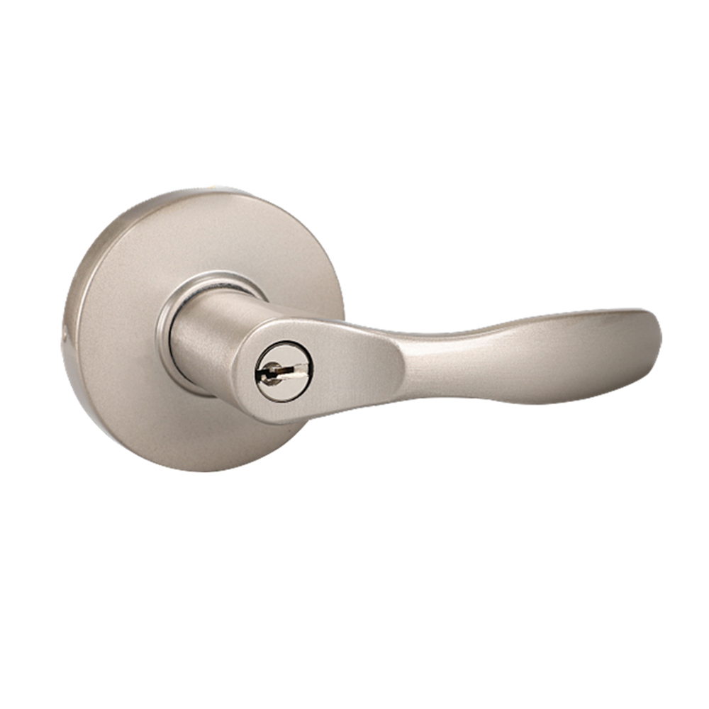 국산 목문 레버 침실용 도어 손잡이 핸들 잠금식 걸쇠 열쇠 키포함 일반 문손잡이 문핸들