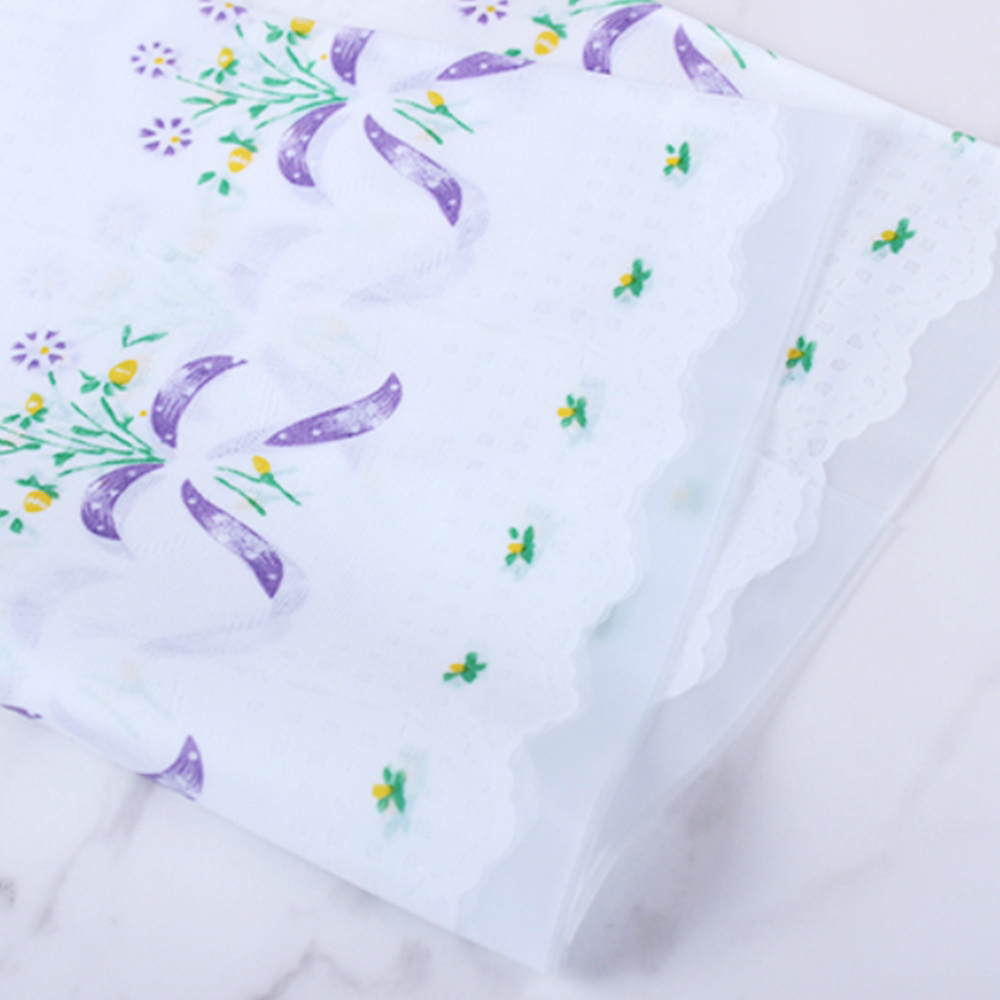 식탁보 레이스 거실 캠핑 매트 방수 테이블보 리본 야외 빅사이즈 오염 방지