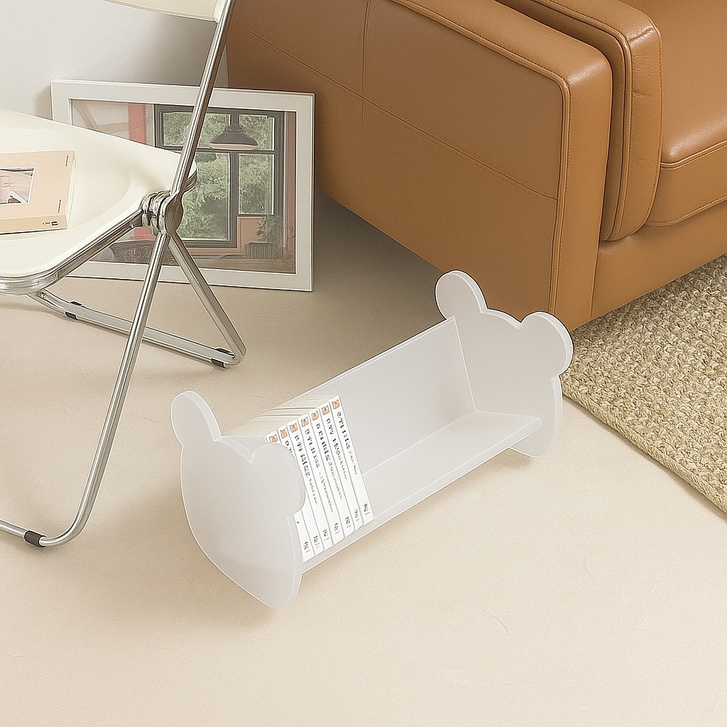 유아 책꽂이 아동책장 룬베어 책수납