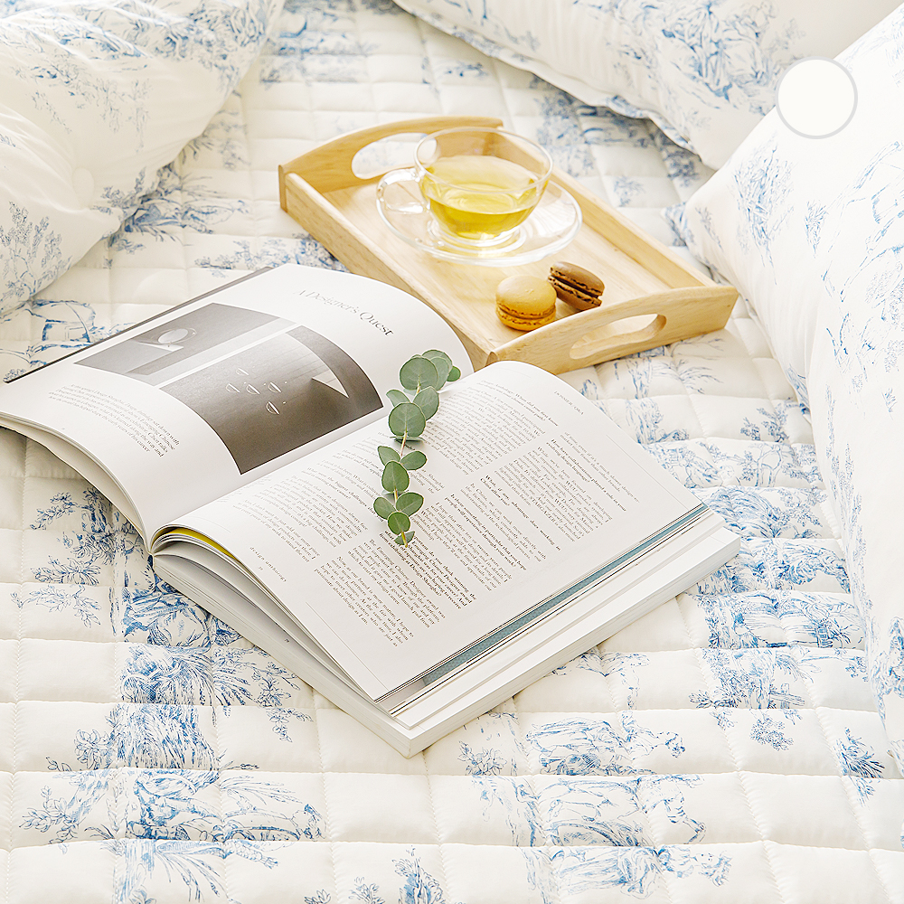 국내 생산 알러지케어 텐셀 모달 사계절 밴딩 누빔 매트리스 침대 패드 SS K