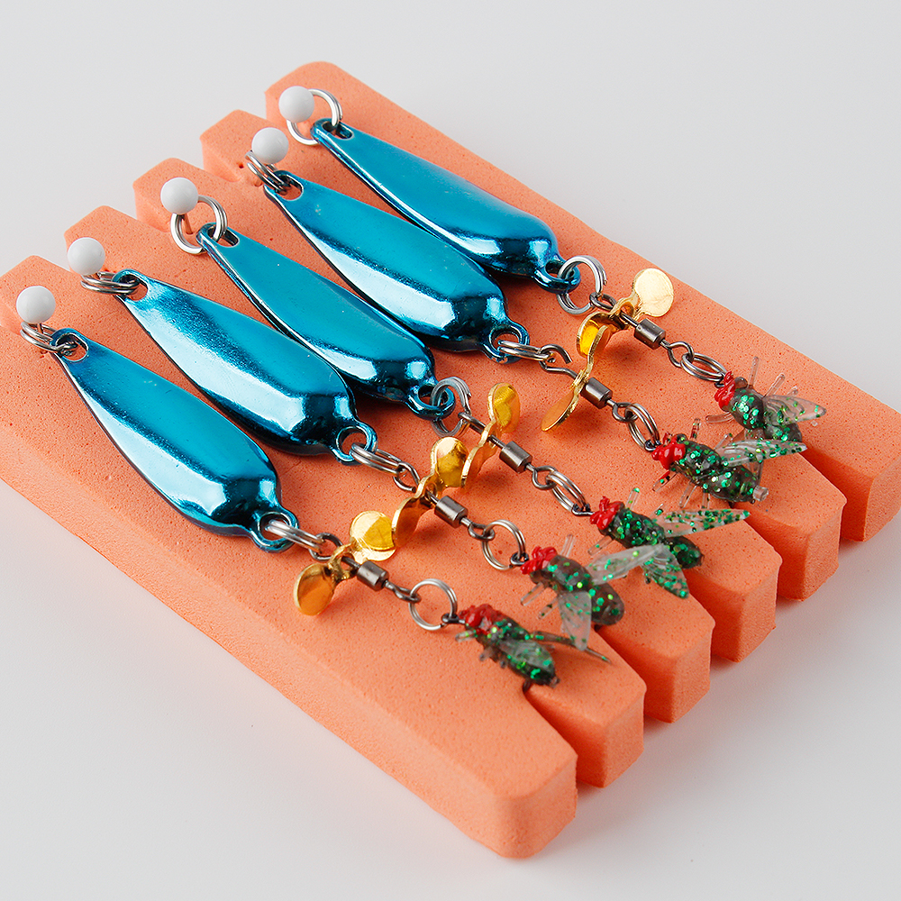 루어 스푼 꺽지 스피너 베이트 낚시 쏘가리 송어 스푼루어 배스 - 상세 이미지 5